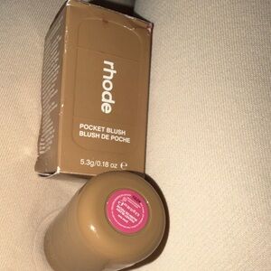 RHODE Pocket Blush in pink shade Juice Box